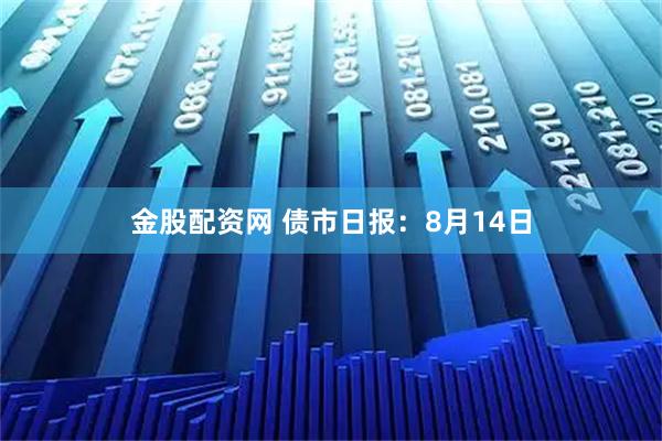 金股配资网 债市日报：8月14日